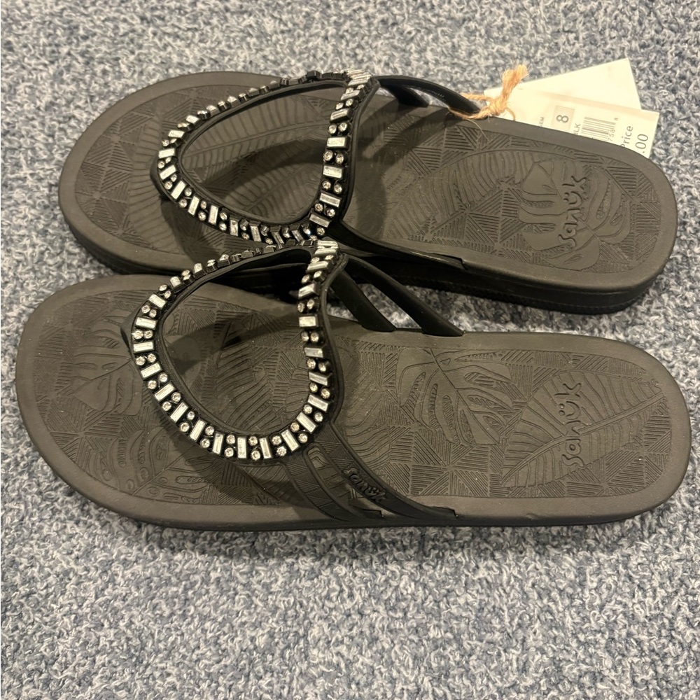 Women’s NWT Sanuk sz8 sunshine sandals - Picture 2 of 5
